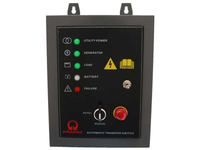 Pramac WX 6200 ES - Generatore di corrente a benzina carrellato 5.8 kW - Continua 5.3 kW Monofase + ATS