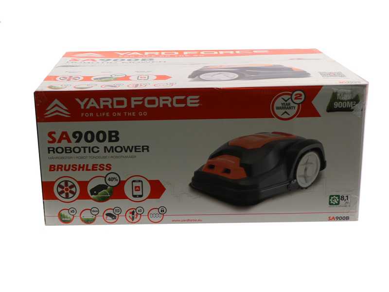 Yard Force SA900B - Robot rasaerba - Gestione tramite APP - Bluetooth integrato