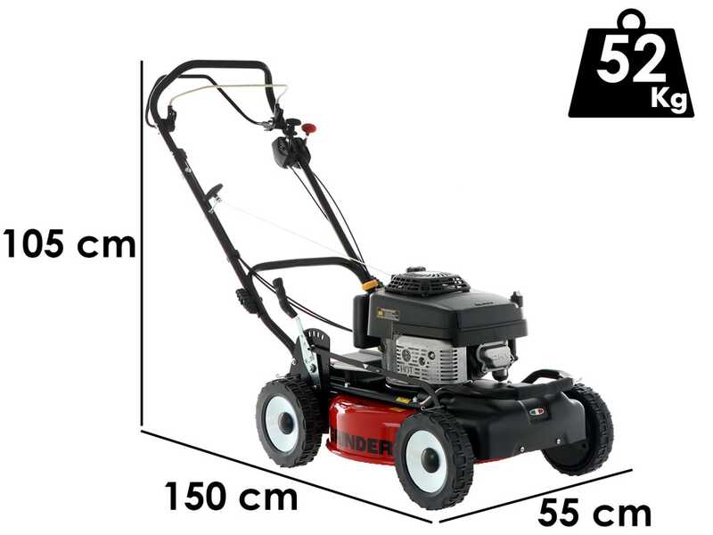 Marina Systems GRINDER 52 VKW - Tagliaerba mulching a scoppio - Motore Kawasaki FJ180V - Taglio 52cm