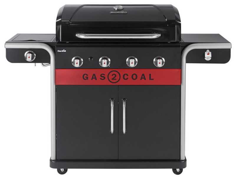 Char Broil Gas2Coal 2.0 4B Barbecue 2 in 1 in Offerta AgriEuro