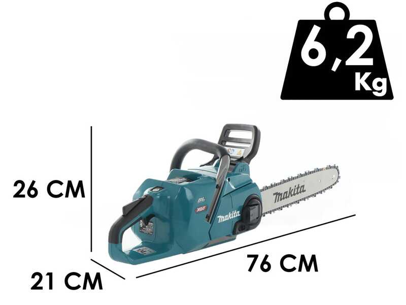 Makita UC016GZ - Elettrosega a batteria - lama da 40 cm - SENZA BATTERIA E CARICABATTERIE