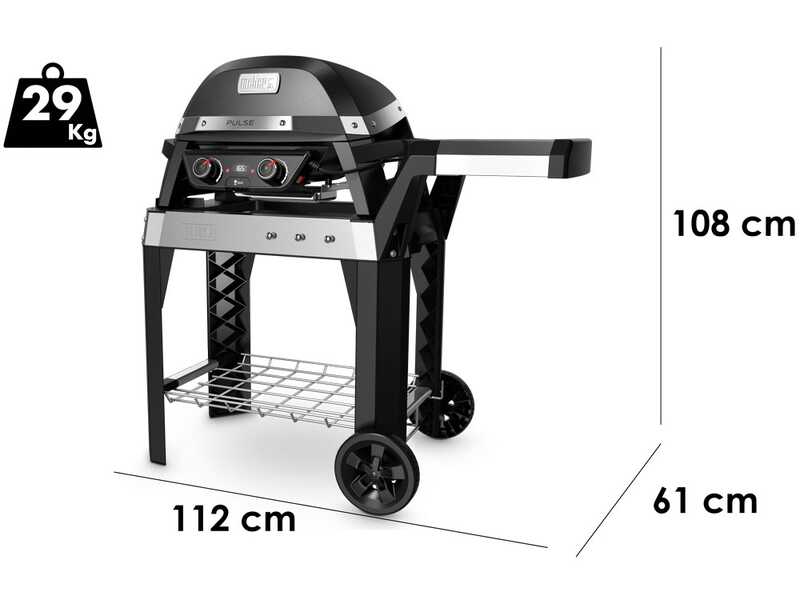 Weber Pulse 2000 - Barbecue elettrico con carrello