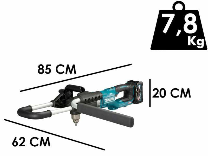 Makita DG001GT105 - Mototrivella a batteria - 40V 5Ah - PUNTA NON INCLUSA