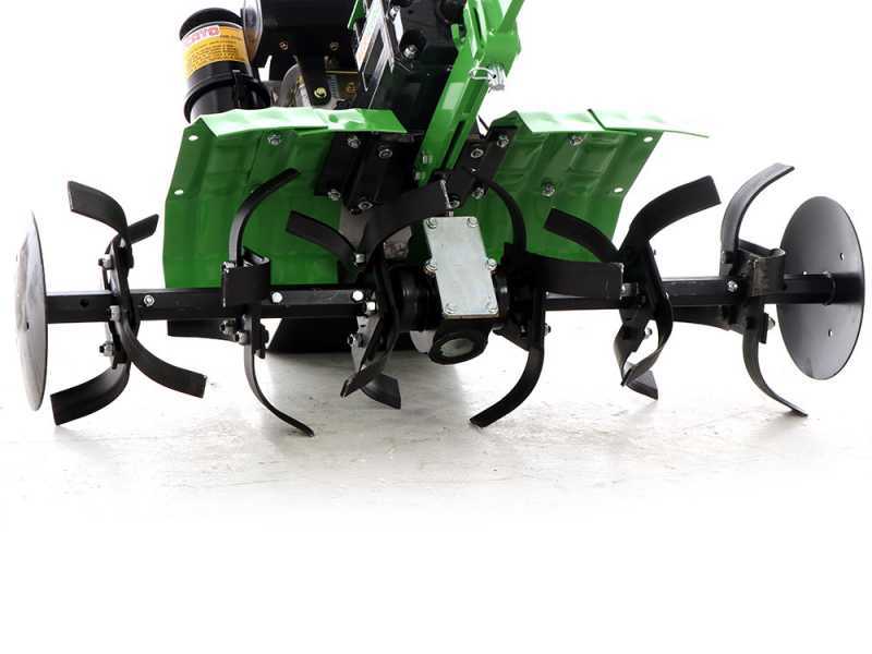 Motozappa Agri 102 con fresa 95 cm -  Motore a Diesel da 296cc