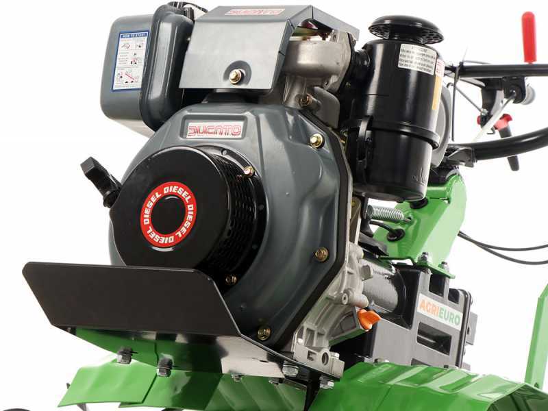 Motozappa Agri 102 con fresa 95 cm -  Motore a Diesel da 296cc