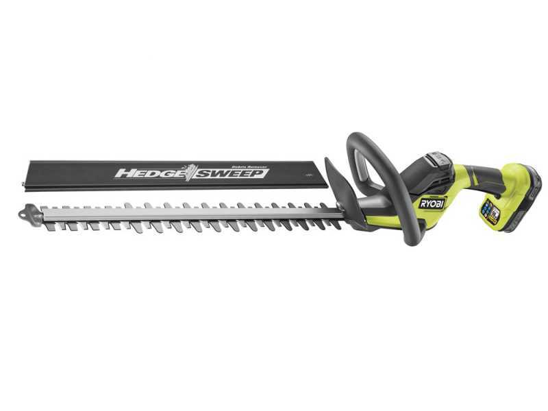 Ryobi RY18HT50A-125 - Tagliasiepi a batteria litio 18V/2.5Ah - Lama da 50 cm 