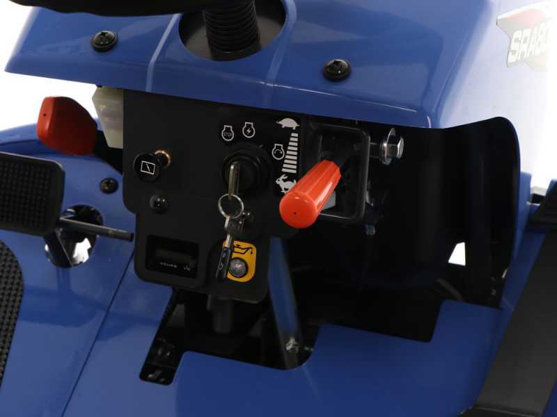 Iseki SRA 800A 2WD - Trattorino trinciaerba - Motore Kawasaki 603 cc - Piatto di taglio 80 cm