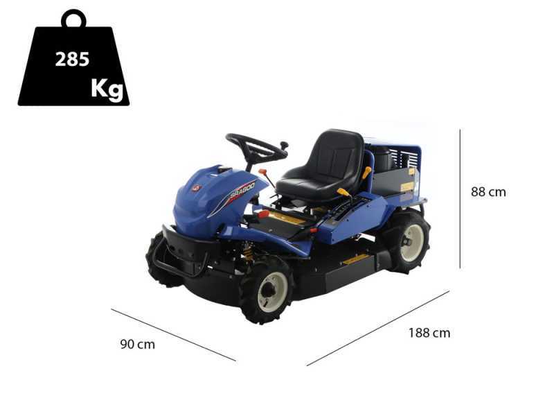 Iseki SRA 800A 2WD - Trattorino trinciaerba - Motore Kawasaki 603 cc - Piatto di taglio 80 cm