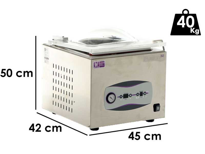 Besser Vacuum Fusion32 - Macchina sottovuoto a campana - Barra saldante da 30cm