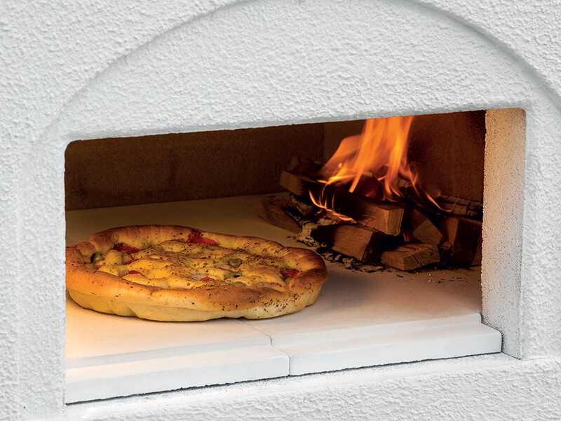 Forno Per Pizza Pizzello A Legna - 2 Strati, Con Pietra Per Pizza, Griglia BBQ, 40.6cm, Per Esterno - Foto 4