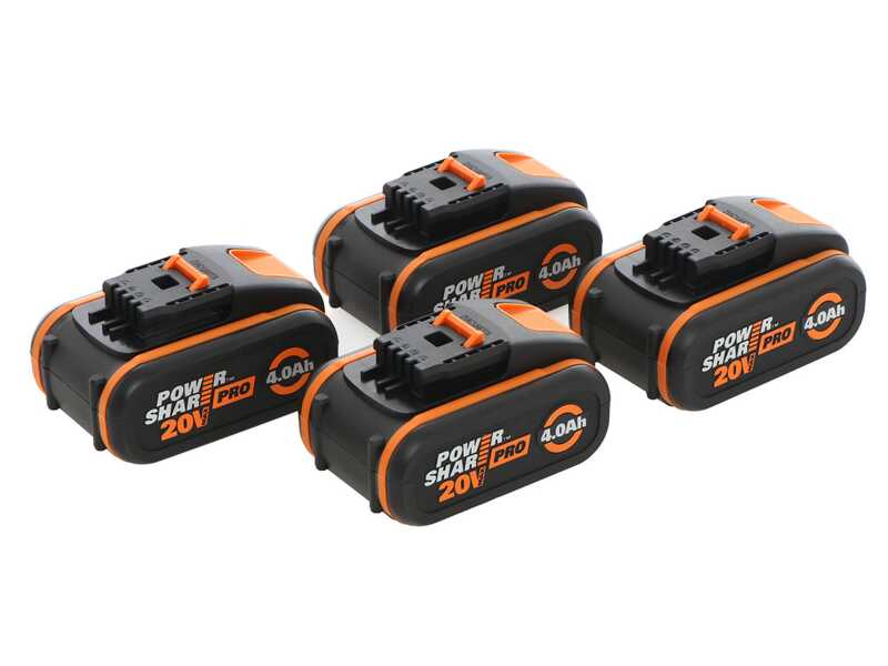 PROMO Worx Nitro WG761E - Tagliaerba semovente a batteria - 80V/4Ah - Taglio 51 cm