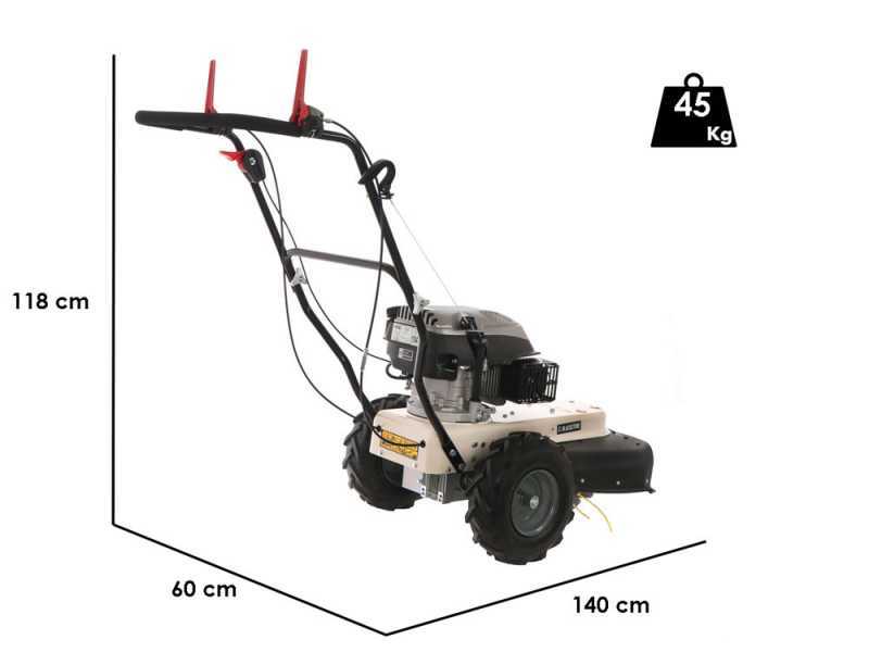 BlackStone WGT 60-173 SP - Decespugliatore a ruote a benzina 4 tempi semovente