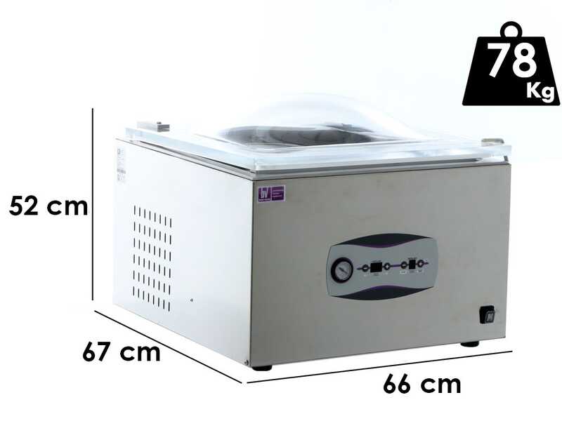 Besser Vacuum Fusion 52 - Macchina sottovuoto a campana - Barra saldante da 50cm