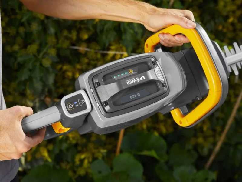 Alpina AHT 48 LI - Tagliasiepi elettrico a batteria litio 48V/2Ah - Lama da 58 cm 