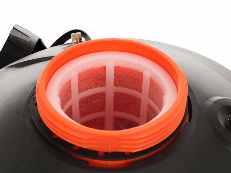 Stocker Geyser 4L Arancione - Nebulizzatore antizanzare da giardino a batteria - 12V 2,5Ah
