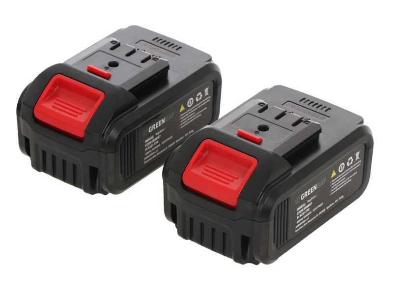 GreenBay TopSaw 8 - Potatore a batteria - 2 batterie da 21V - 4Ah