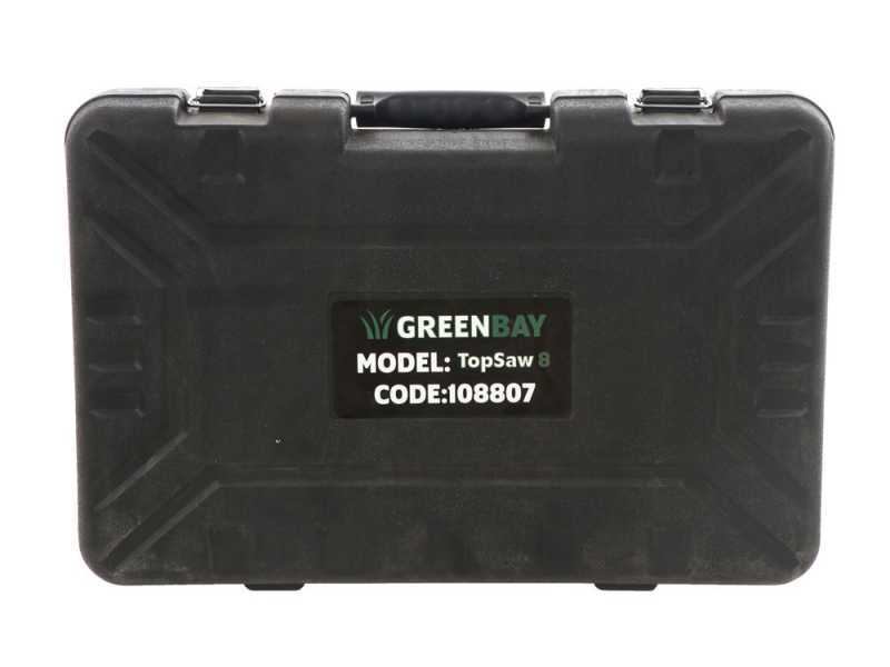 GreenBay TopSaw 8 - Potatore a batteria - 2 batterie da 21V - 4Ah
