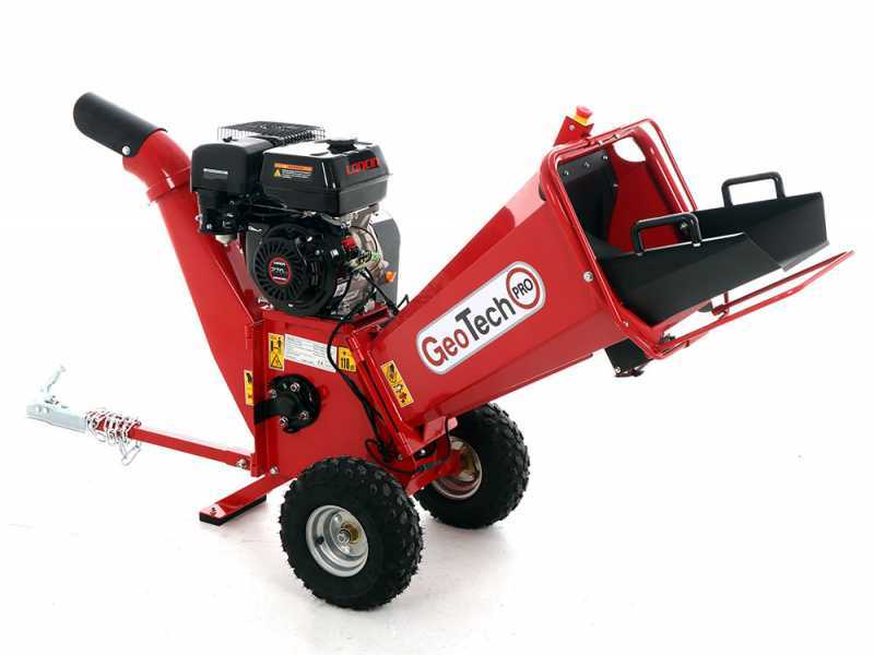 GeoTech-Pro PCS 90 L - Biotrituratore a scoppio professionale - Motore Loncin G270F