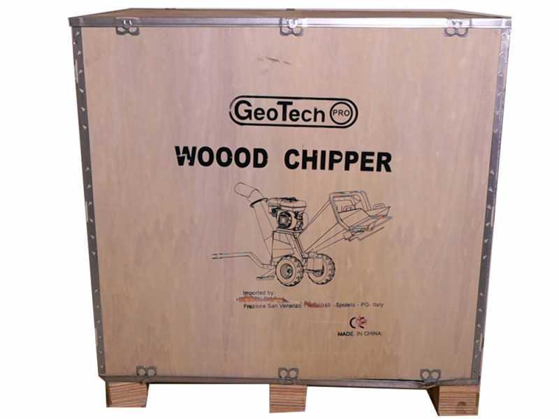 GeoTech-Pro PCS 90 L - Biotrituratore a scoppio professionale - Motore Loncin G270F