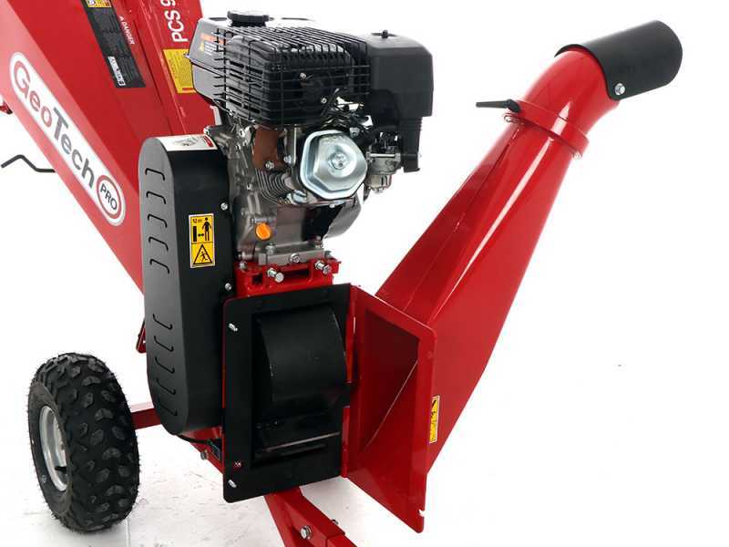 GeoTech-Pro PCS 90 L - Biotrituratore a scoppio professionale - Motore Loncin G270F