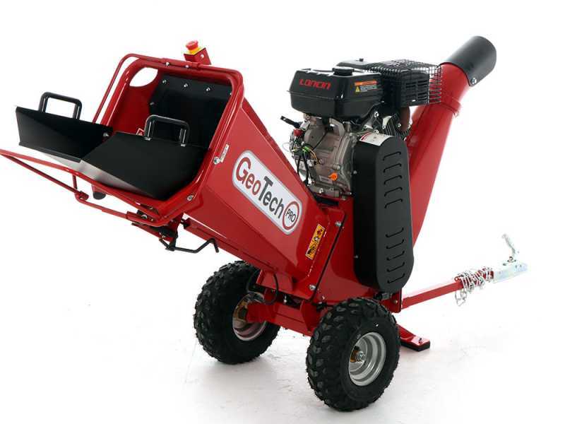GeoTech-Pro PCS 90 L - Biotrituratore a scoppio professionale - Motore Loncin G270F
