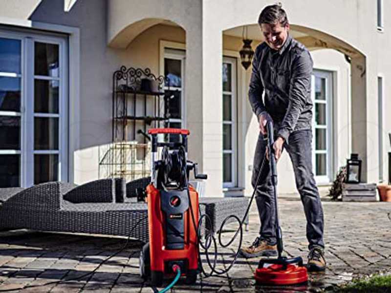 Pulisci terrazze con serbatoio per detergente Einhell