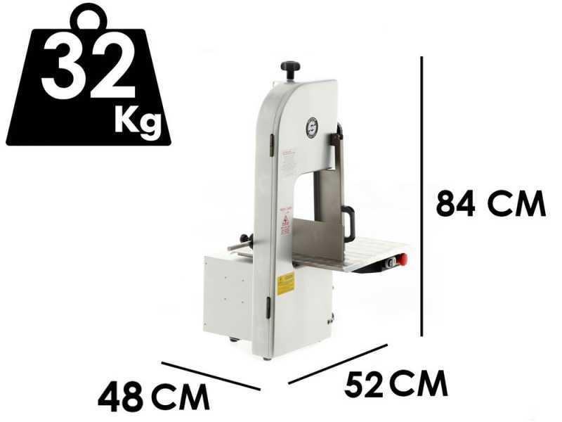 Savioli 165A - Segaossi anodizzato - Lama da 1650 - Monofase - Sega a nastro