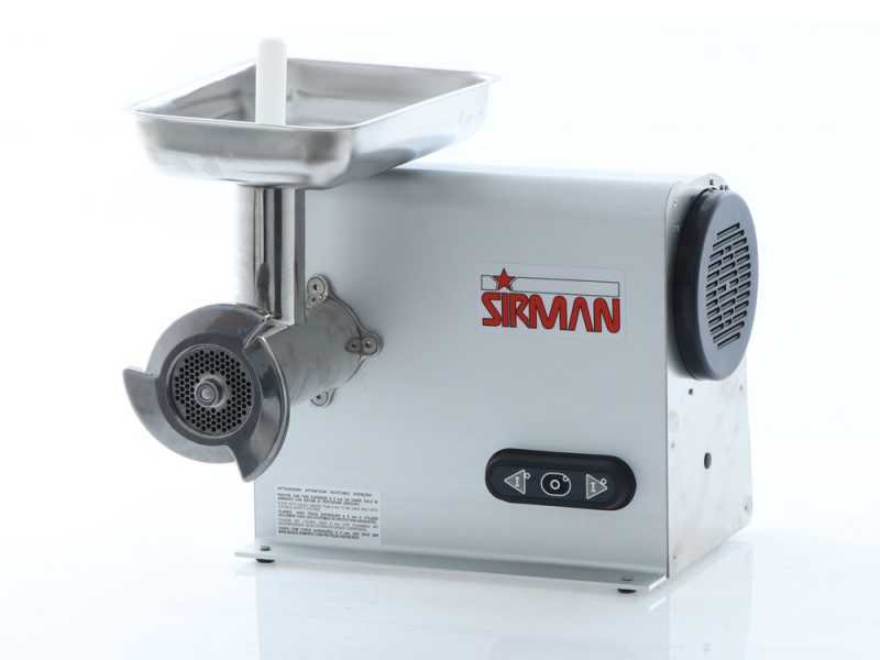 Sirman TC 12 Dakota FX - Tritacarne Elettrico - In Alluminio e Acciaio Inox - 750W