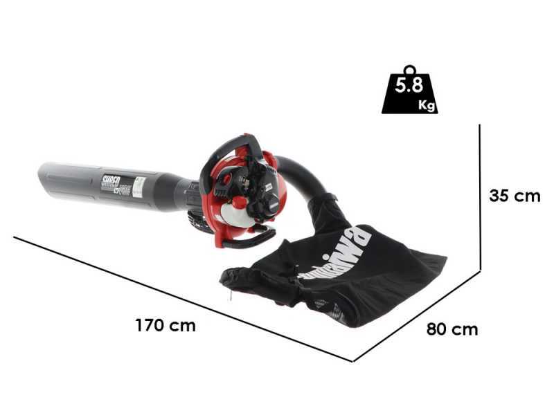 Shindaiwa SDK EBS256S - Soffiatore aspiratore a scoppio 3 in1
