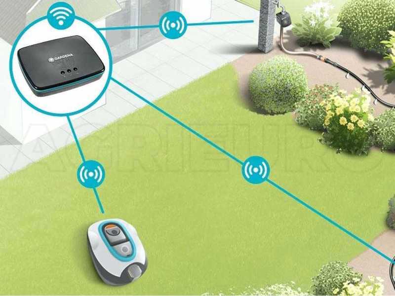 Gardena SILENO city 600 set Smart - Robot rasaerba - Gestione Gardena Smart App