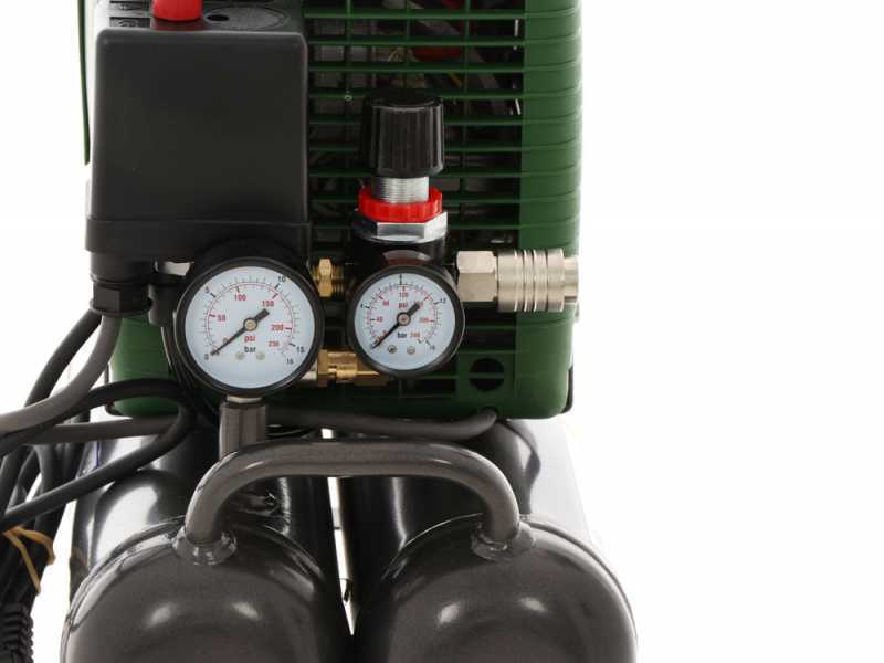 FIAC ECU 201 - Compressore aria elettrico portatile monofase, oil-less - Motore 1.5 HP - 6 lt