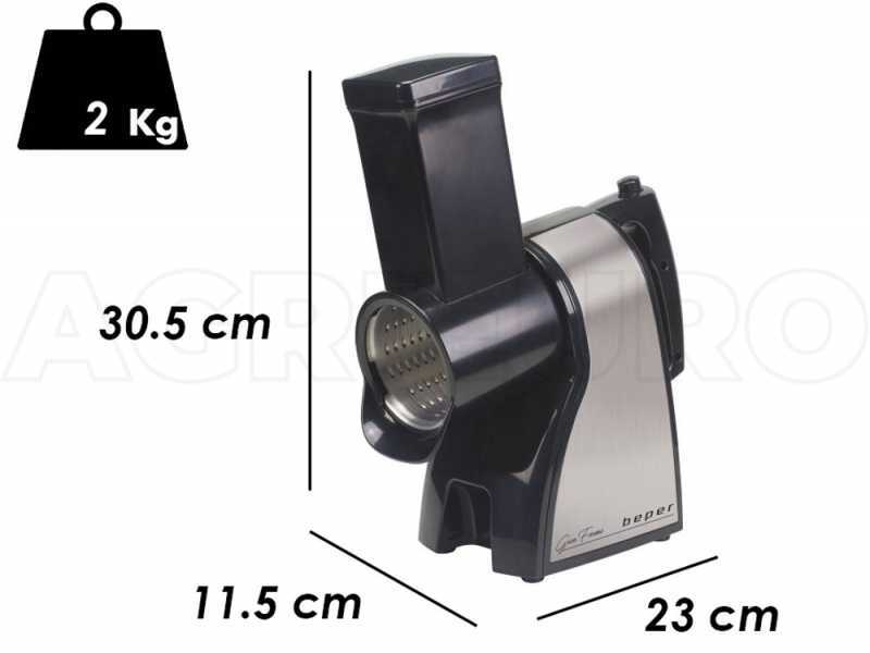 Beper BP 400 - Grattugia Affettaverdure Elettrica - 430W