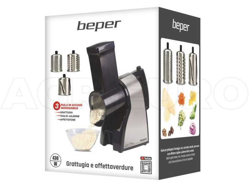 Beper BP 400 - Grattugia Affettaverdure Elettrica - 430W