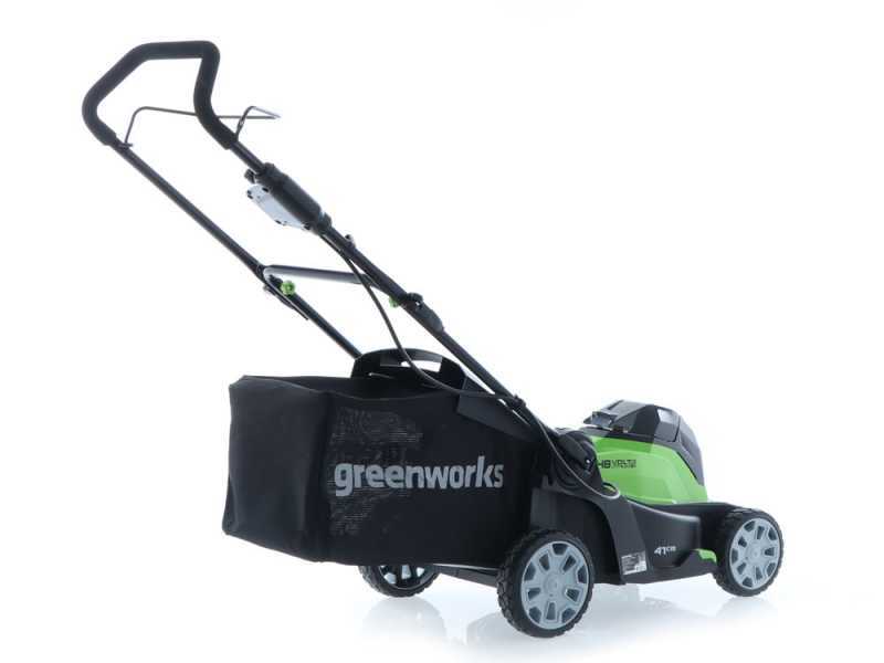 Greenworks G48LM41 - Tagliaerba a batteria - 48V/4Ah - Taglio 41 cm