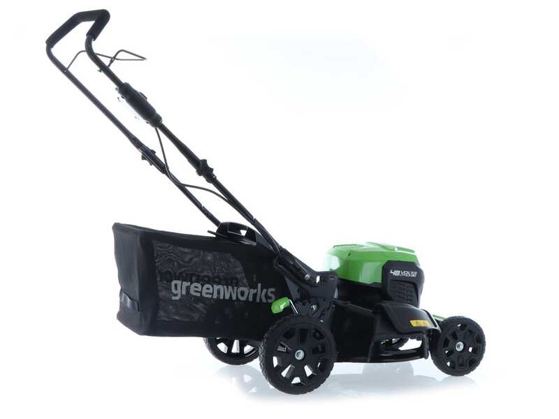Tagliaerba Greenworks 40V - Batteria 4Ah, 46 Cm Taglio, Motore Senza Spazzole, 7 Altezze