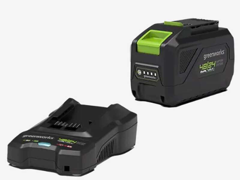 Greenworks GD48LM46 - Tagliaerba a batteria 48V - SENZA BATTERIA E CARICABATTERIA