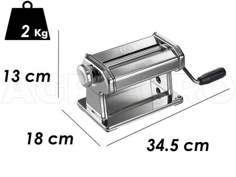 Marcato Atlas 150 Roller - Macchina per la pasta manuale in INOX