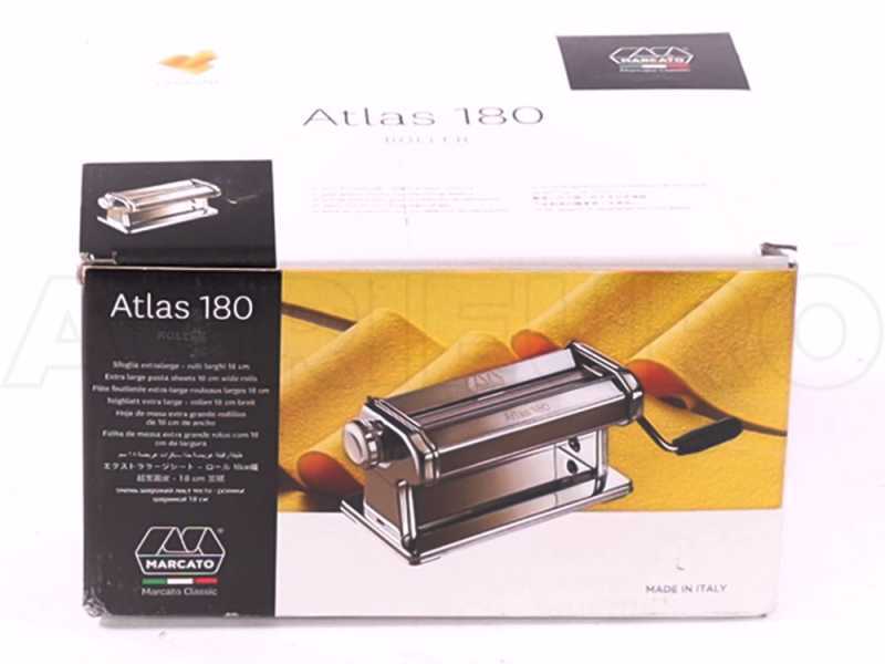 Marcato Atlas 180 Roller - Macchina per la pasta manuale in INOX
