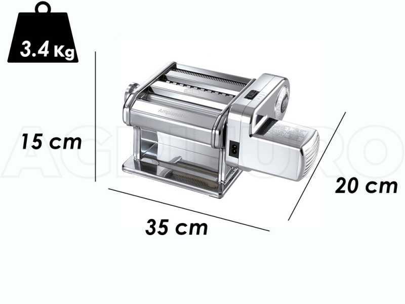 Marcato Ampiamotor - Macchina per la pasta elettrica/manuale in INOX 100W