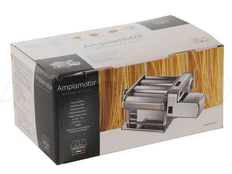 Marcato Ampiamotor - Macchina per la pasta elettrica/manuale in INOX 100W