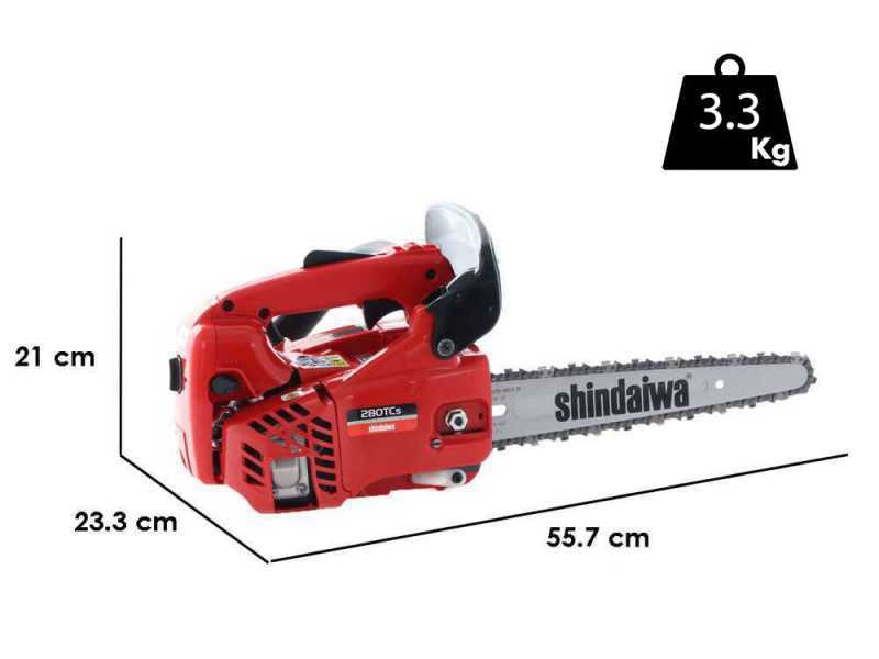 Shindaiwa SDK 280TCS - Motosega a scoppio da potatura - Lama carving 25cm