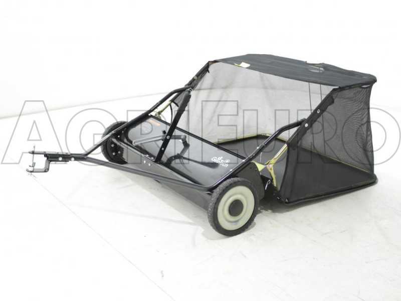 Geotech - Spazzolatrice trainata da 97 cm - Spazzola raccoglitrice per trattorino rasaerba