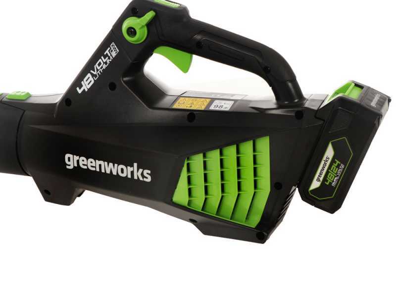 Soffiatore a batteria assiale Greenworks G48AB - SENZA BATTERIE E CARICABATTERIE