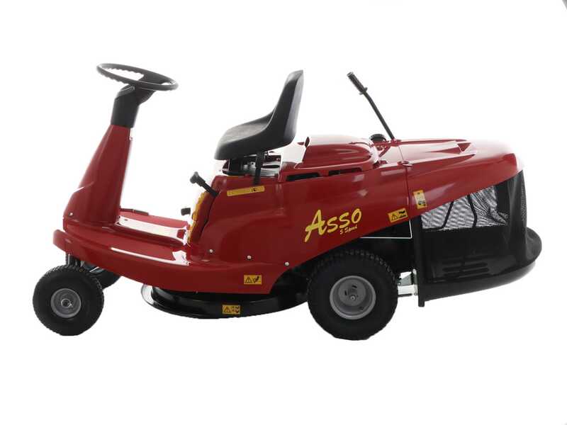 Eurosystems ASSO 67 Mini rider - Rider trattorino rasaerba - Motore LONCIN 352 cc - 7.2 Kw