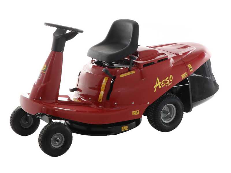 Eurosystems ASSO 67 Mini rider - Rider trattorino rasaerba - Motore LONCIN 352 cc - 7.2 Kw