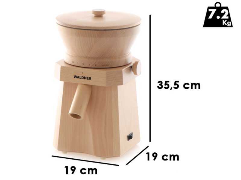 Waldner Silence - Mulino per farina a pietra in faggio - 400W