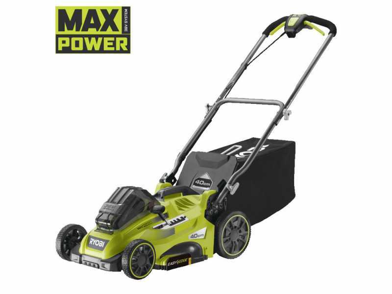 Ryobi RLM36X41H50PG - Tagliaerba a batteria - MAX POWER 36V/5Ah - Taglio 40 cm