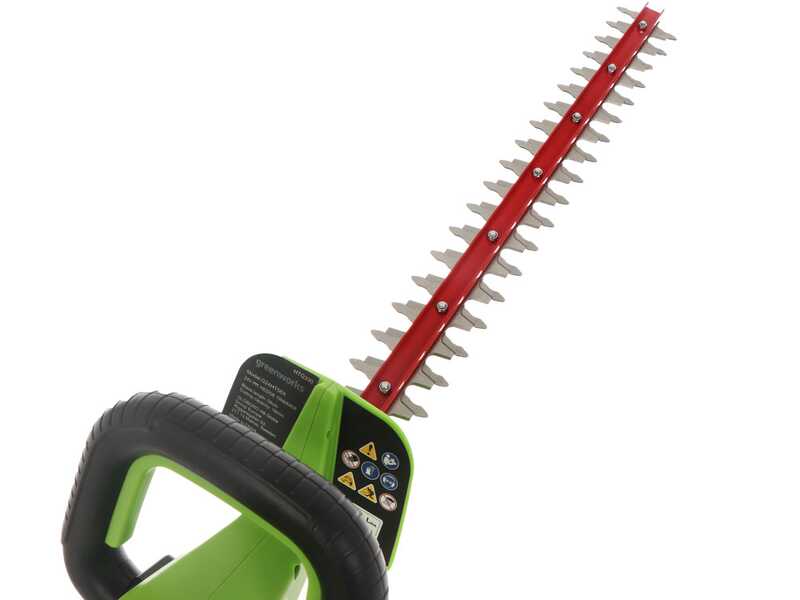 Greenworks G24HT56 - Tagliasiepi a batteria litio 24V/4Ah - Lama da 56 cm