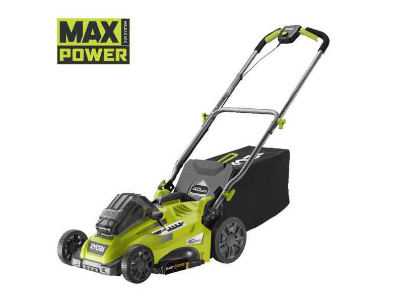 Ryobi RLM36X41H50G - Tagliaerba a batteria - MAX POWER 36V/5Ah - Taglio 40 cm