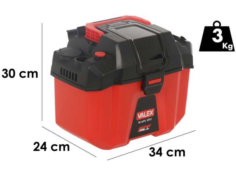 Valex M-APL 1810 - Aspiratore portatile a batteria - Batteria da 2Ah 18V